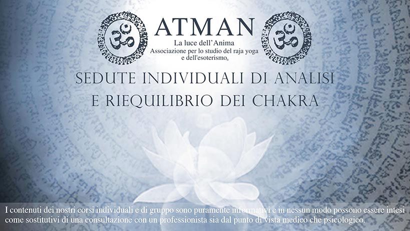 Sedute di analisi e riequilibrio dei chakra