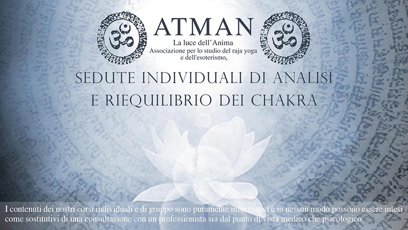 Sedute di analisi e riequilibrio dei chakra