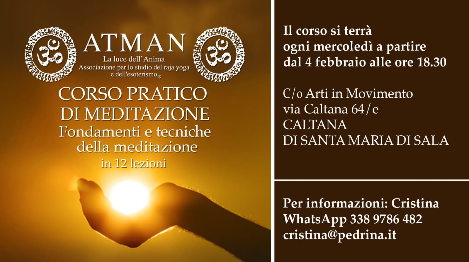 Corso di Meditazione a Caltana di Santa Maria di Sala Venezia: Fondamenti e Tecniche